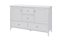 , МЭГГИ (ЛАК-БЕЛЫЙ) комод 4 ящика+2 двери