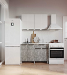 Кухня Кито Готовое решение 1,2 м (Ателье светлое/Белый)