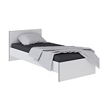 Спальня Тэбби Кровать 0,9 (белый/графит серый)