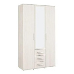 Шкаф 3-х ств Белла (гостиная) (Сандал светлый)