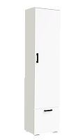 , ЛДСП Прихожая НИКА ШБ500 Шкаф бельевой Белый гладкий