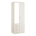 Шкаф 2-х ств Белла (гостиная) (Сандал светлый, Сандал светлый)